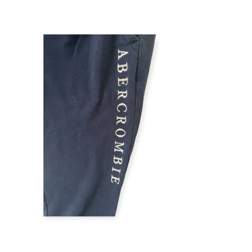 Abercrombie & Fitch Soft AF Collection Sweatpants Drawstring Joggers Navy Small - Picture 3 of 5